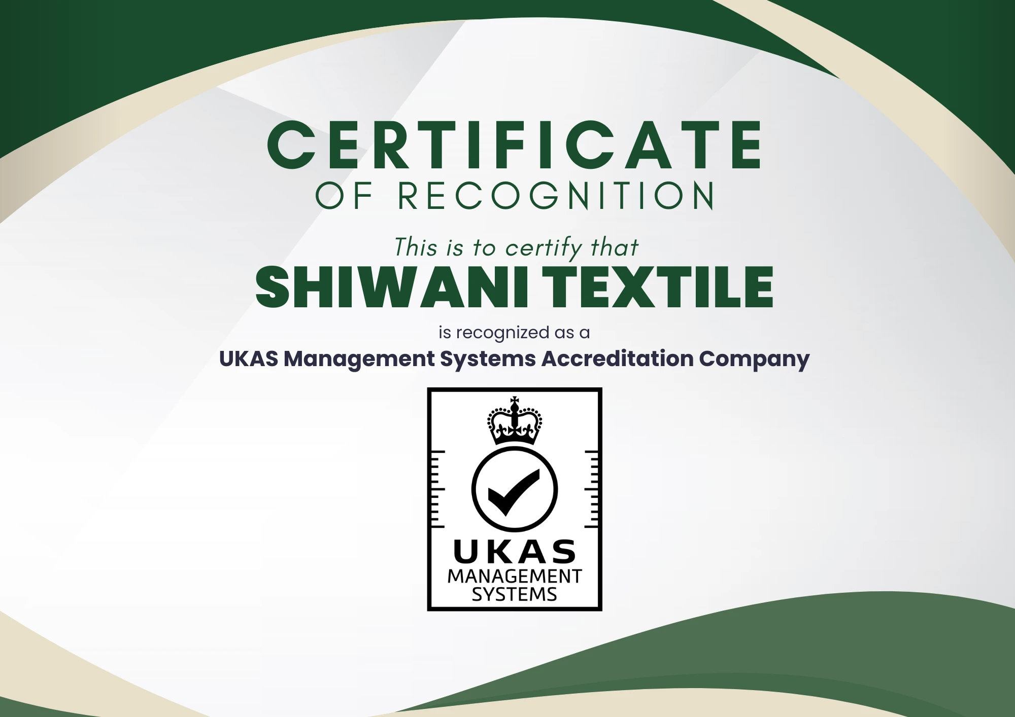 UKAS Certified